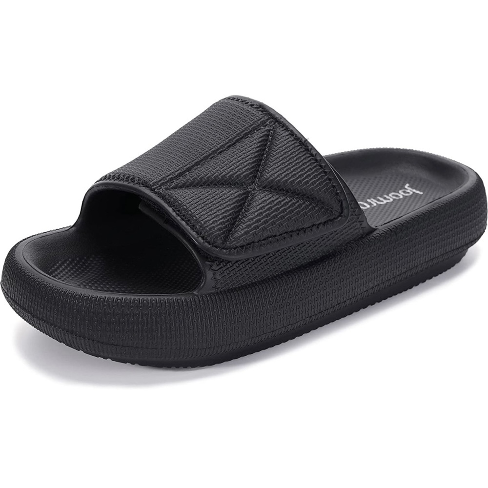 Athletic Pillow Slides Adjustable straps men/ Women Dual-cushioned thick sole